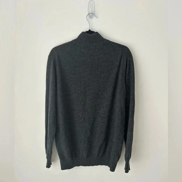 Tom James 100% cashmere 1/2 zip sweater - Picture 8 of 9